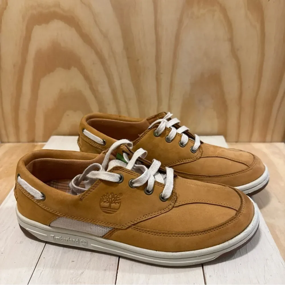 Timberland King Spoke Men's Boat Shoes Wheat Size 9